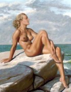 Marcel René von Herrfeldt_1890-1965_Shore_A beauty on a rock.jpg